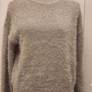 Forever 21 Cozy Silver Gray Women's Sweater Sz L